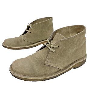 Clarks Originals Desert Chukka Ankle Boots Taupe Brown Suede Women's Size 8